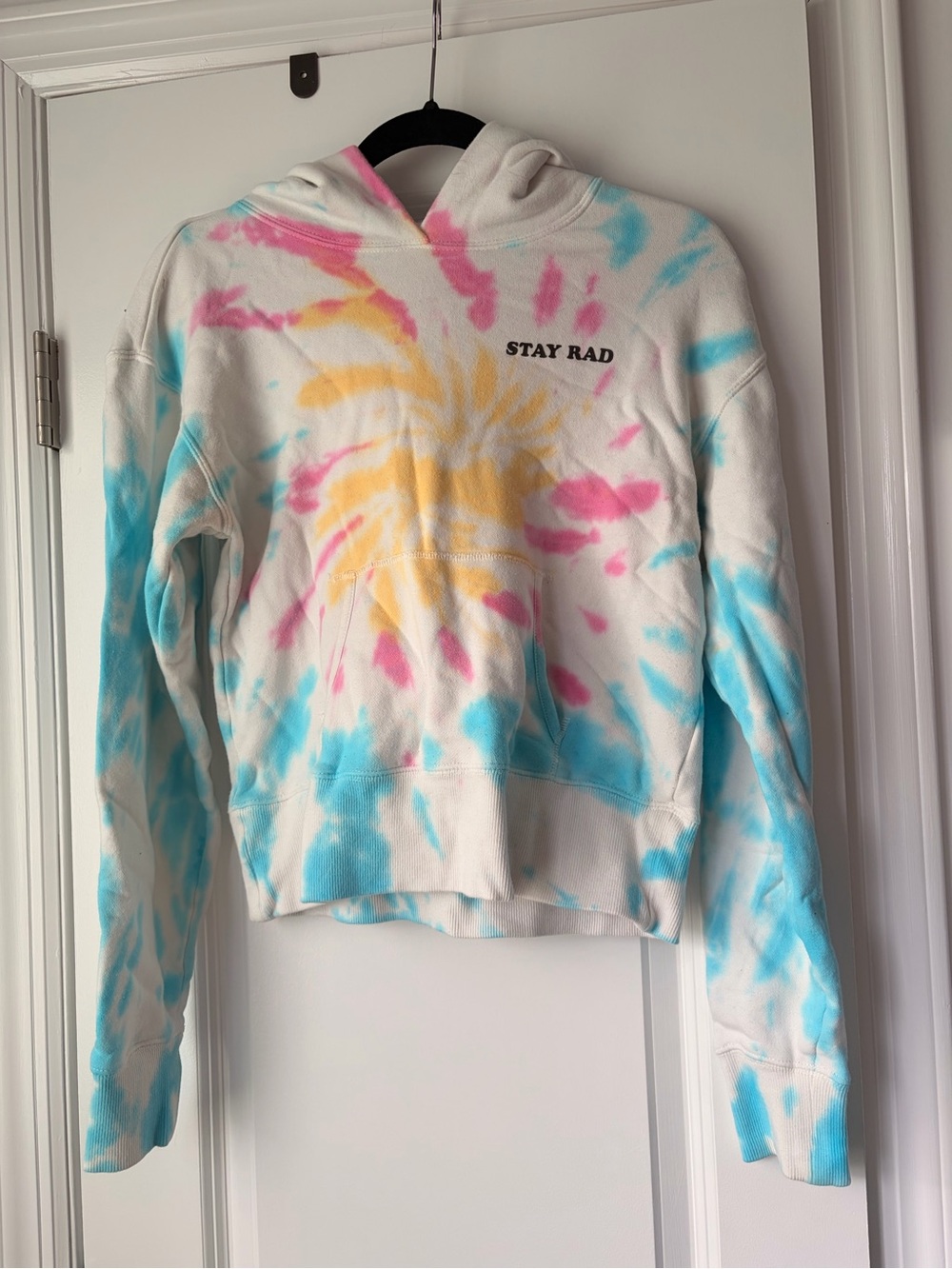 Spiritual Gangster Tie Dye Hoodie Size Small “Stay Rad”